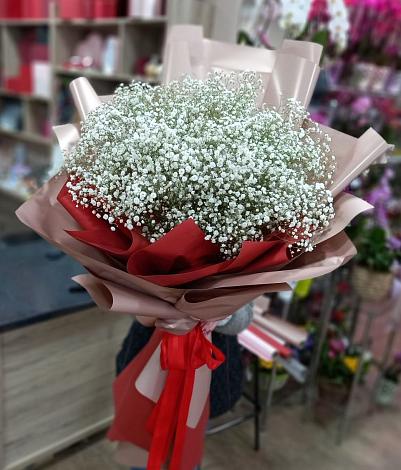 Букет цветов из: Гипсофила в Мамонах