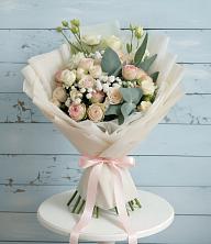 Букет цветов из:  Розы и Лизиантусы в Мамонах