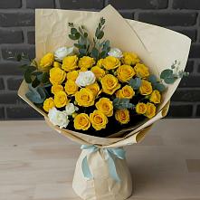 Букет цветов из:  Розы #REPLACE_PRED# Мамонах