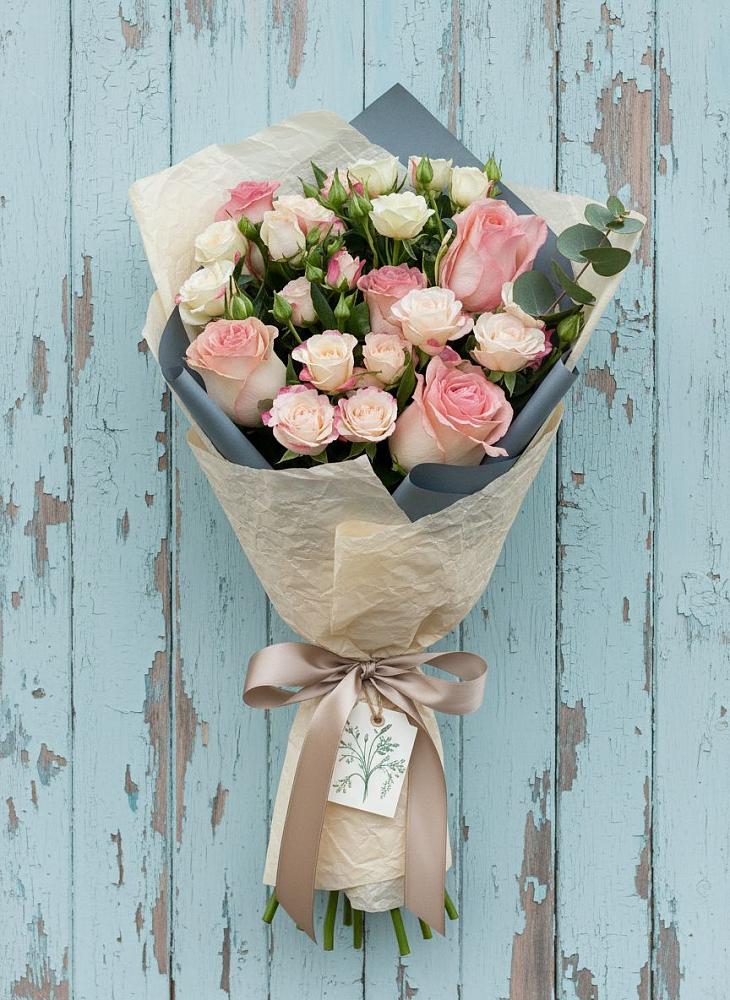 Букет цветов из: Розы в Мамонах