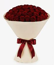 Букет 101 Бордовая роза Блэк Бакарра в Мамонах