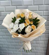 Букет цветов из:  Розы и Хризантемы в Мамонах
