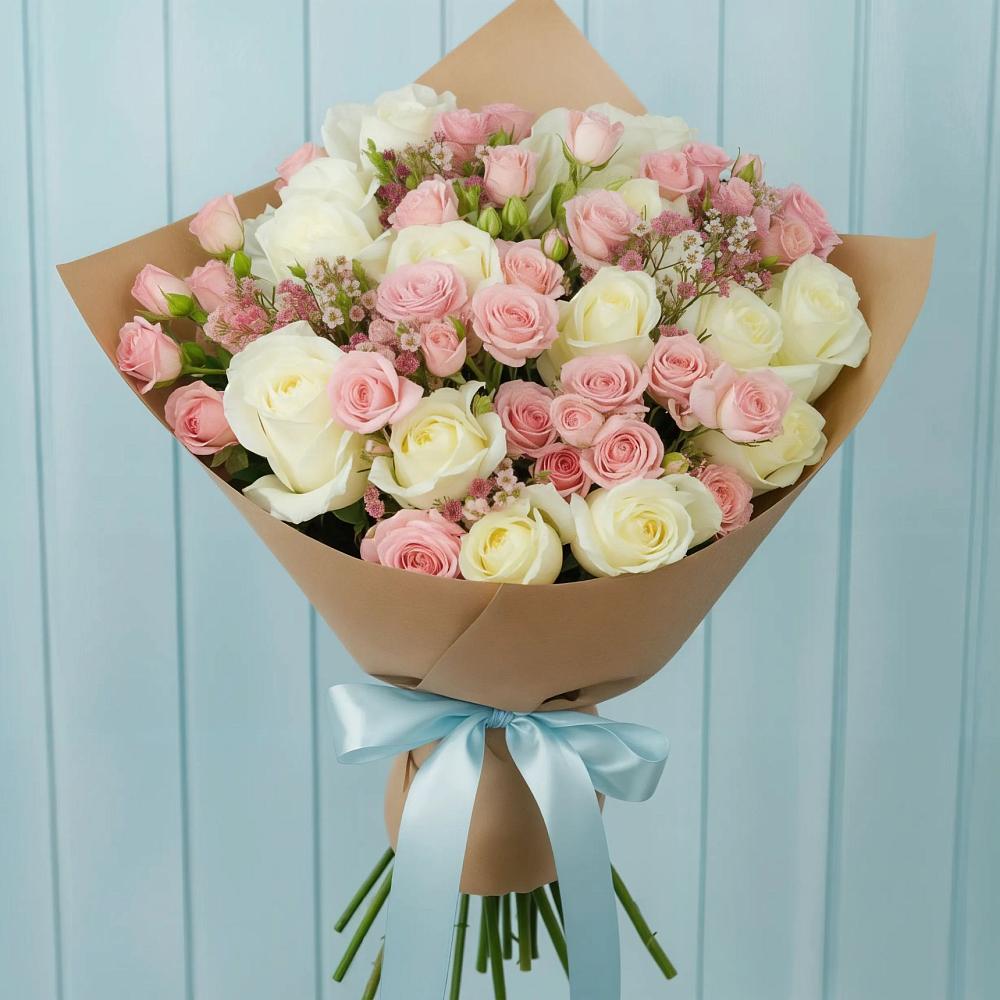 Букет цветов из: Розы в Мамонах