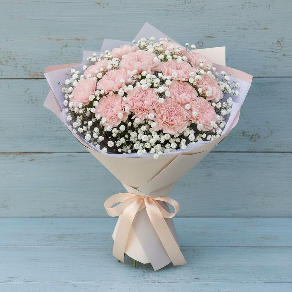 Букет цветов из: Гвоздики в Мамонах