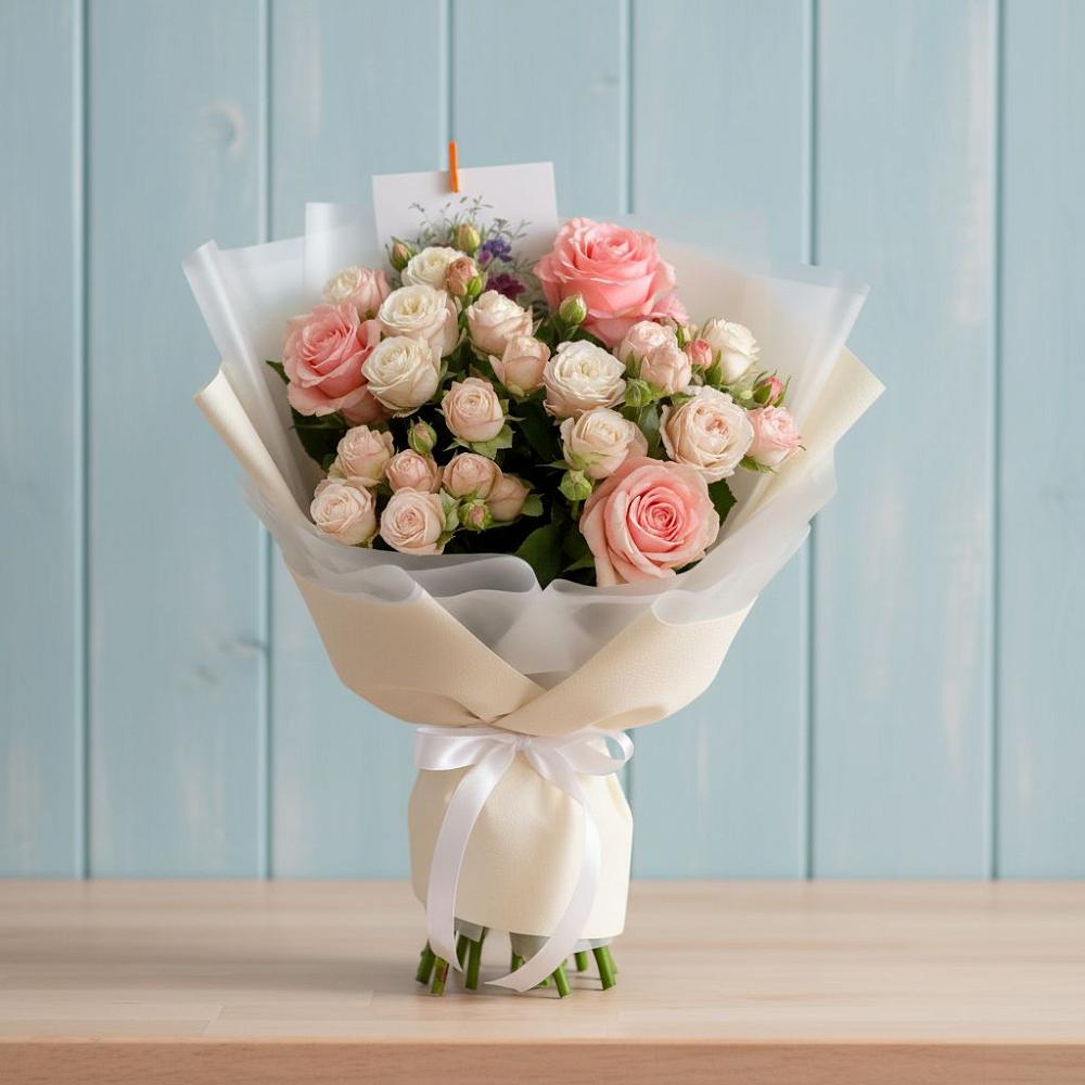 Букет цветов из: Розы в Мамонах