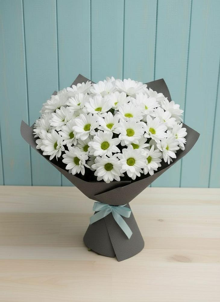 Букет цветов из: Хризантемы в Мамонах