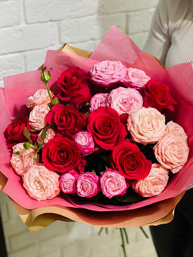 Букет цветов из: Розы в Мамонах