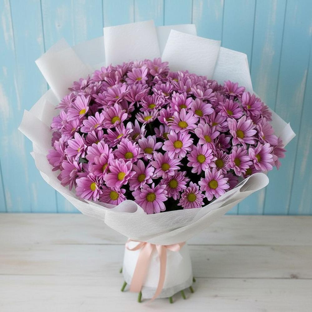 Букет цветов из: Хризантемы в Мамонах