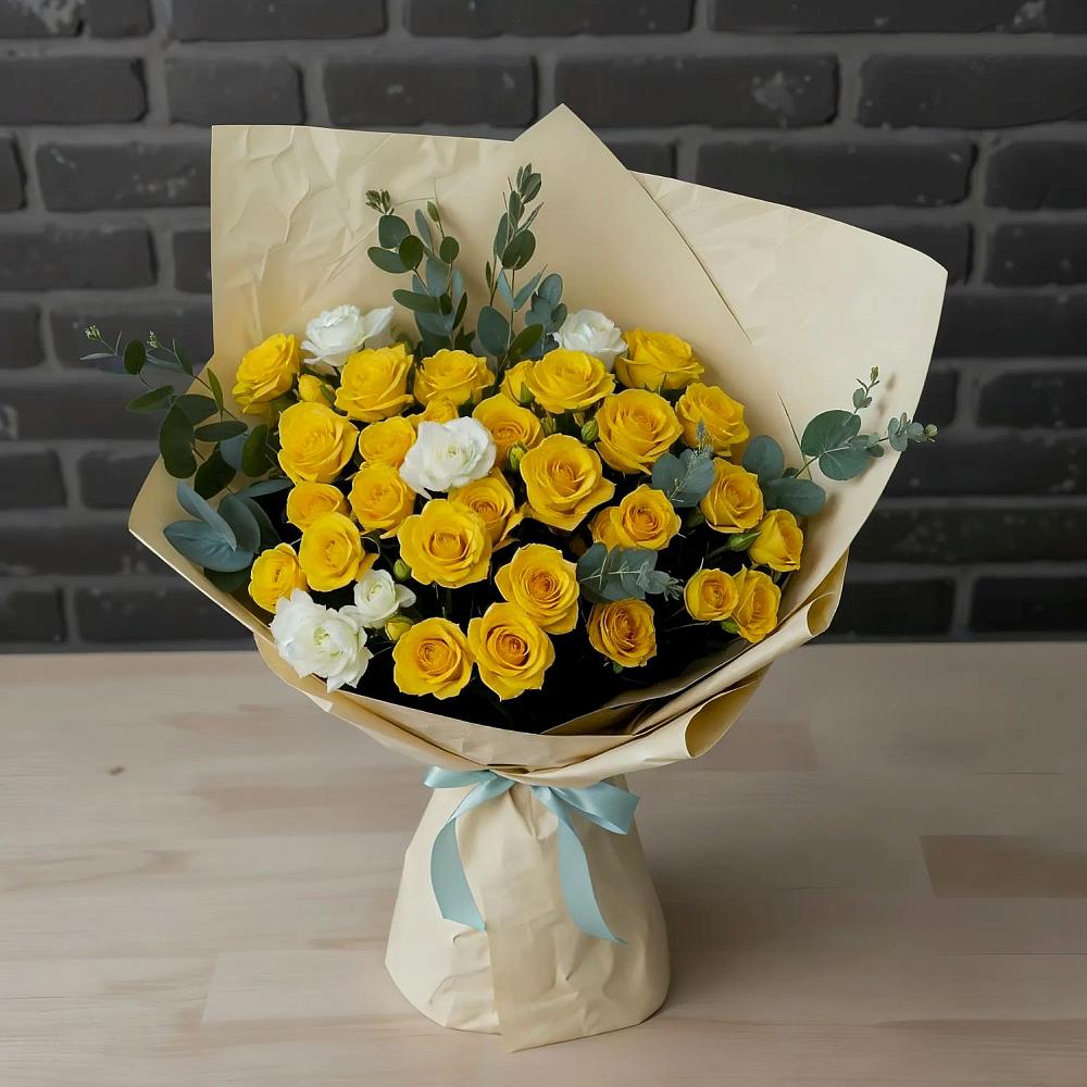 Букет цветов из: Розы в Мамонах