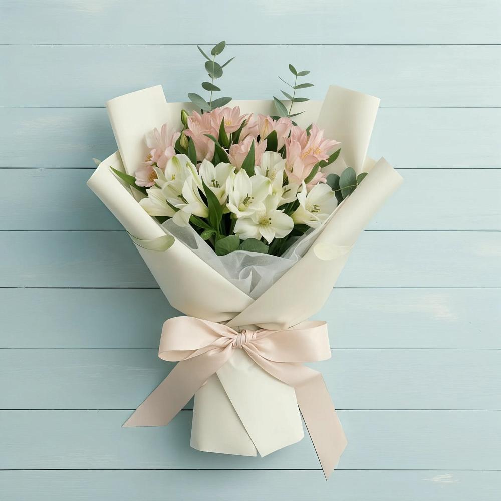 Букет цветов из: Альстромерии в Мамонах