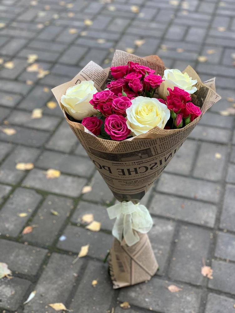 Букет цветов из: Розы в Мамонах