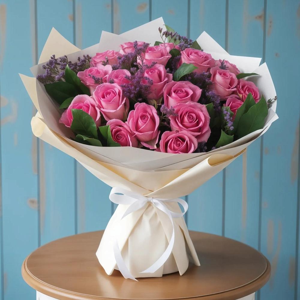 Букет цветов из: Розы в Мамонах